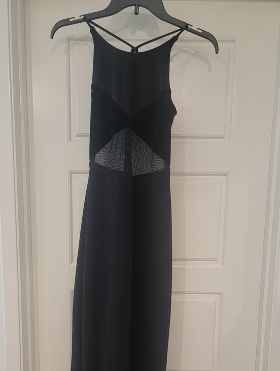 Source Unknown Dresses & Skirts - Source Unknown Black Maxi Dress with Sheer Insets